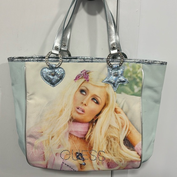 Guess | Paris Hilton| tote - Picture 1 of 8